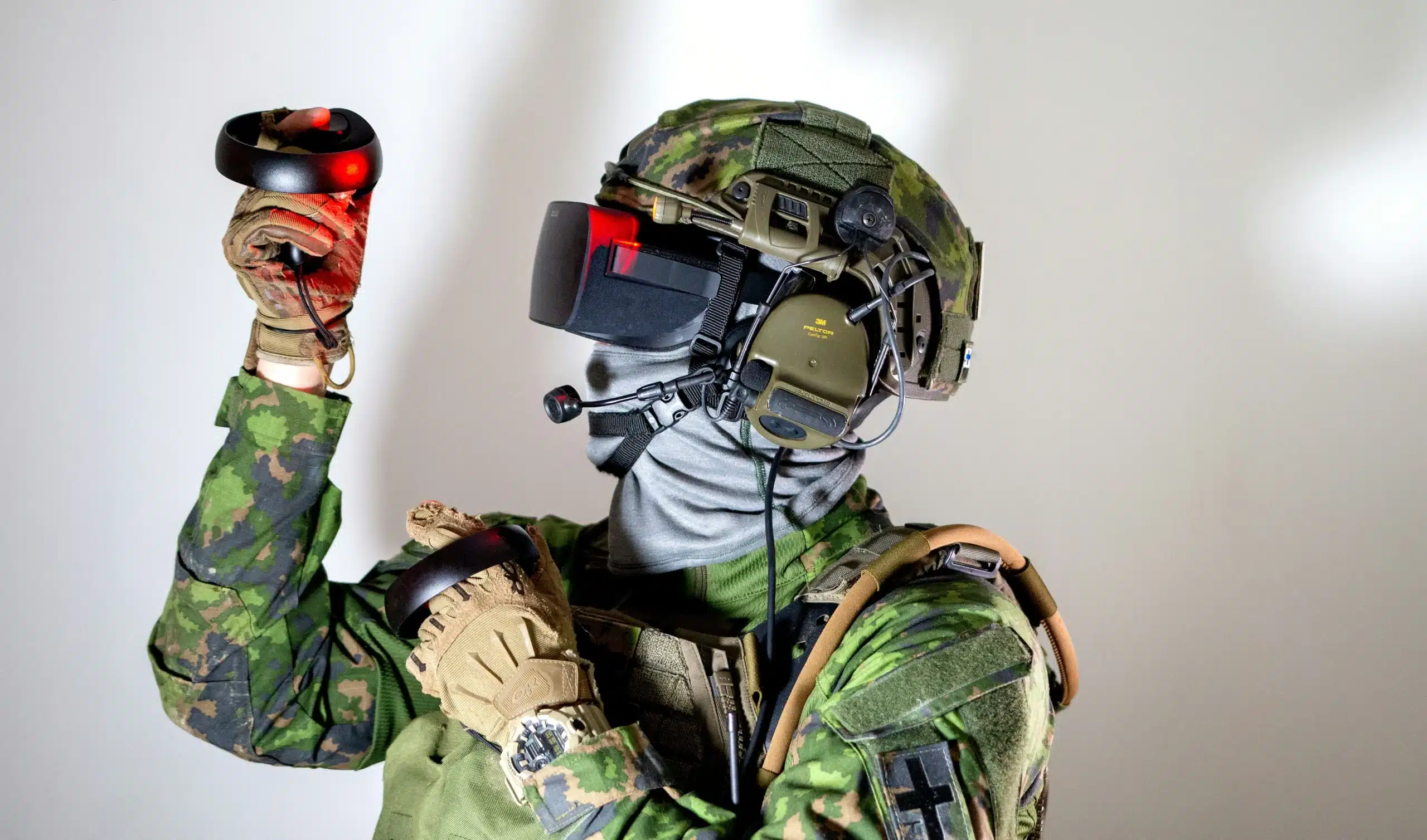 Militaire utilise l'AR VR pour un entrainement